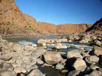 View downstream from where the photo at left was taken